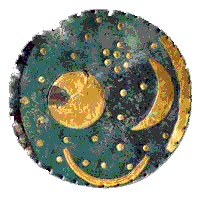 Kopie der Sternenscheibe (Zustand nach der Restaurierung), Durchmesser 28 cm.